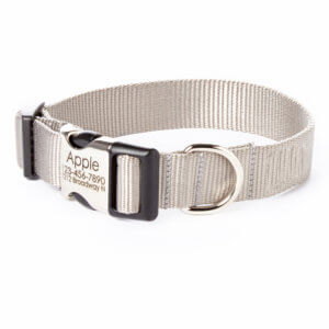 1 Width Personalized Dog Collar Burberry Dog Collar 