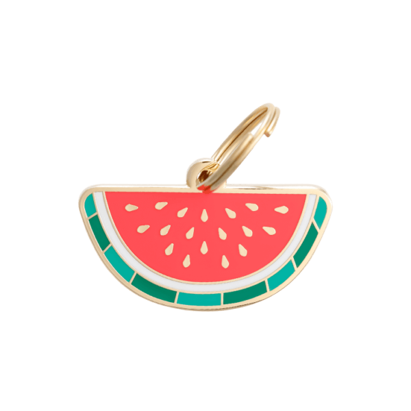 watermelon dog tag