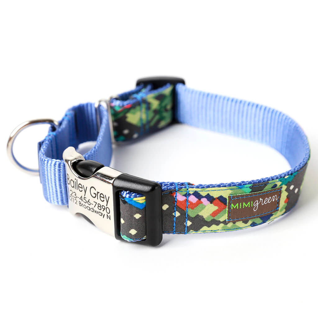 Personalized Martingale Dog Collars Shop Mimi Green