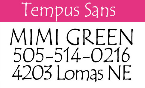 Tempus Sans