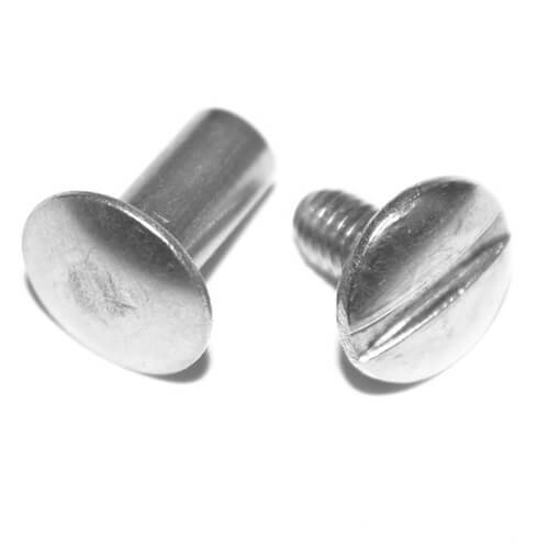 Belt add-on: Chicago screws instead of rivets (set of 2)