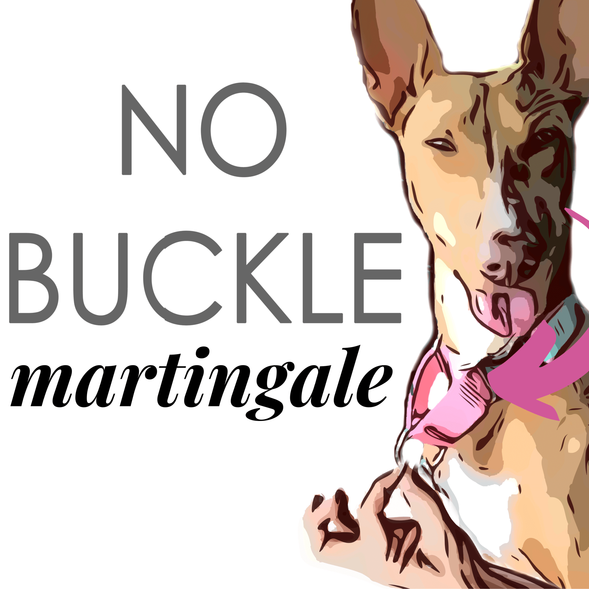 Martingale Style No Buckle (no engraving)