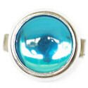 "Blue Topaz" Dome Gem - Aqua Blue