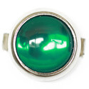 "Emerald" Dome Gem - Dark Green