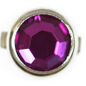 "Amethyst" Faceted Gem - Dark Purple