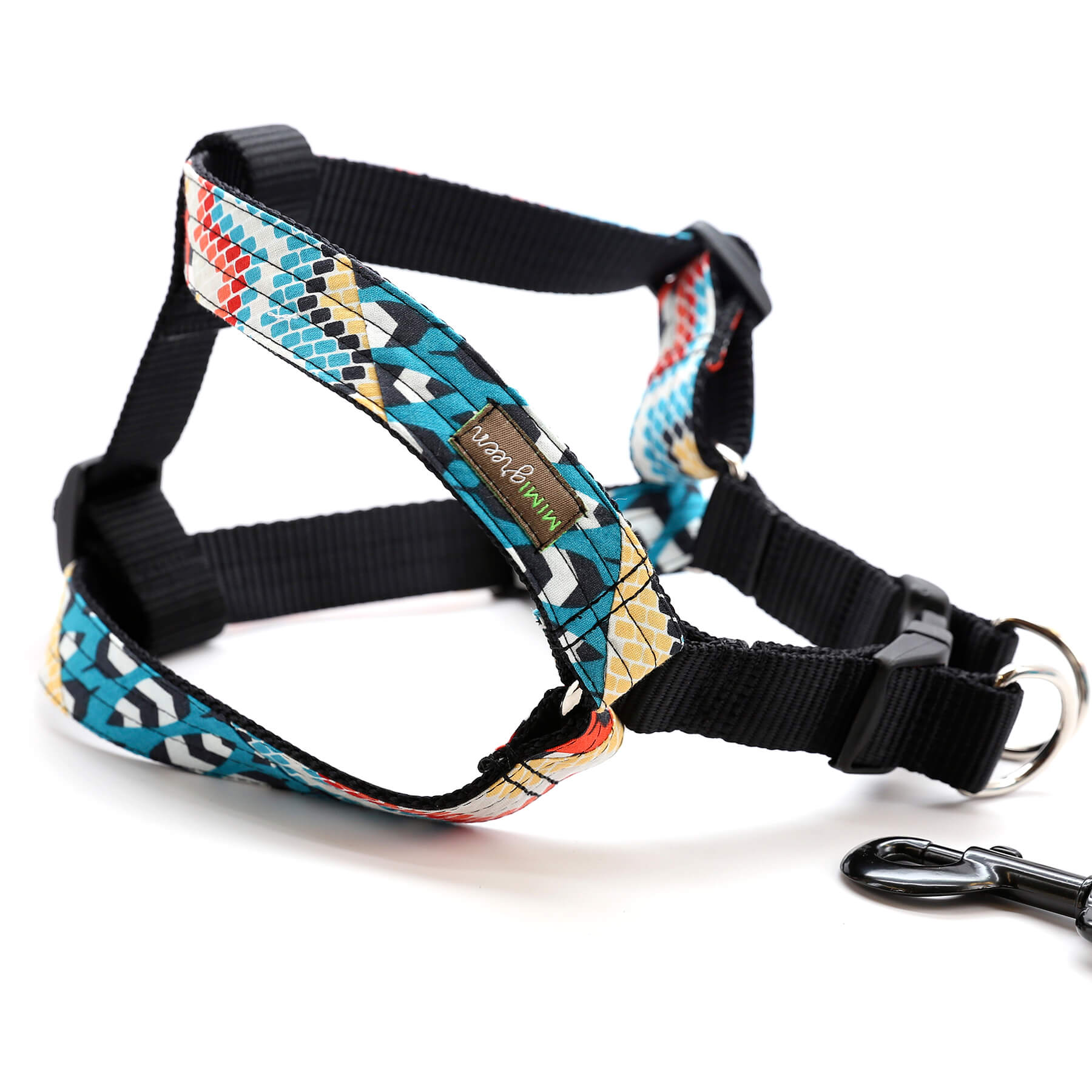 Feather & Bead Southwestern Designer Dog Harness - 'Chama