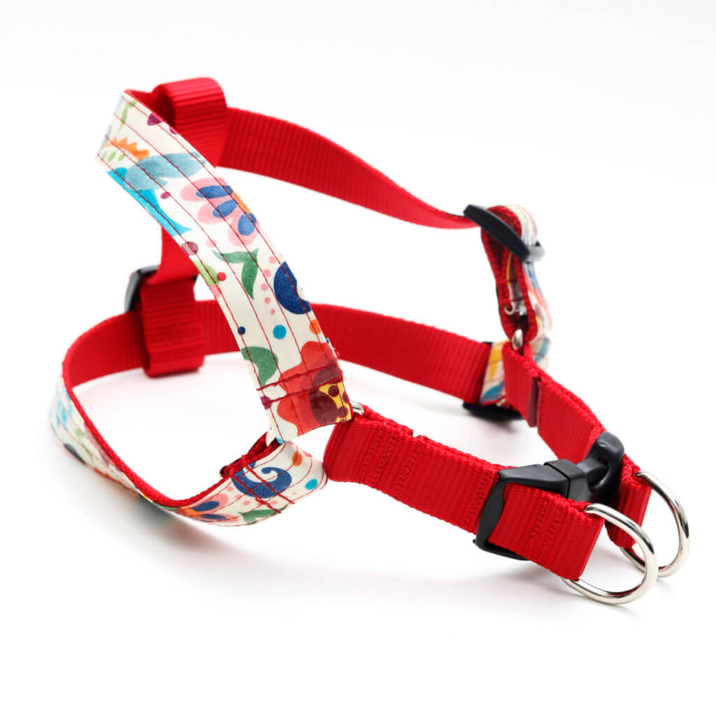 Laminated Cotton STEP IN Dog Harness