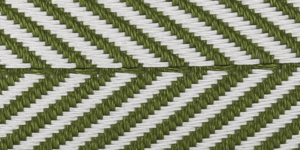 Herringbone Leaf Green