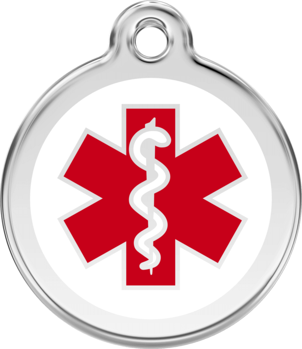 Red Dingo Medical Alert Dog Tag