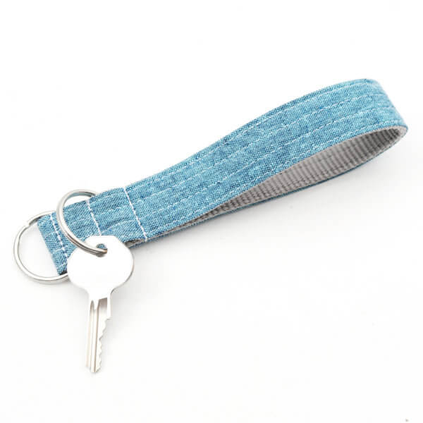 Linen Wristlet Key Fob -- 8 Colors