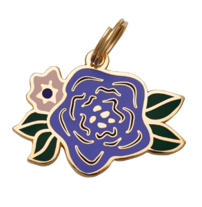 Engraved ID Tag - TwoT Wild Flower