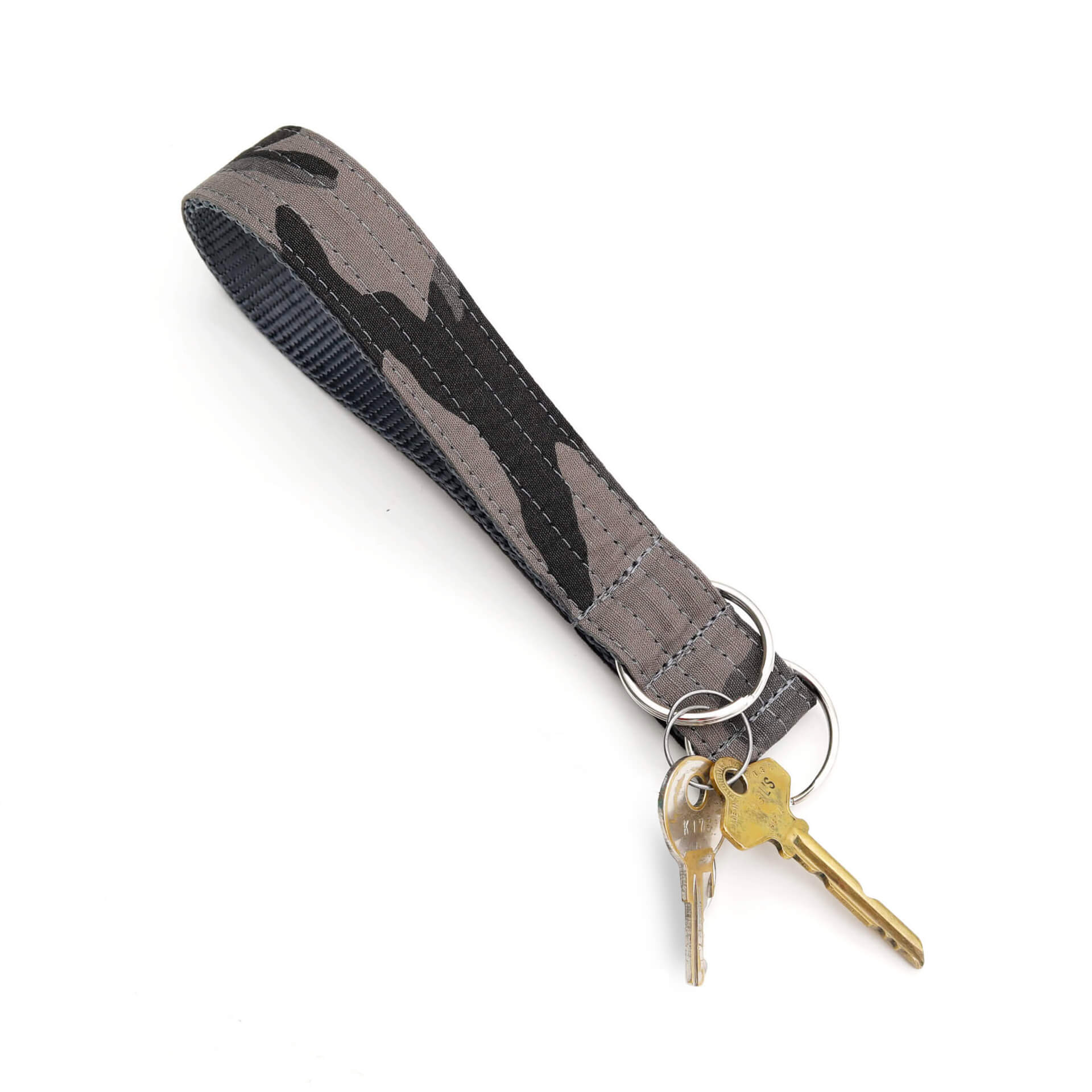 Grey Camo Key Chain Fob