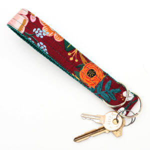 Rifle Paper Co. Personalized Wristlet Key Fob | Mimi Green