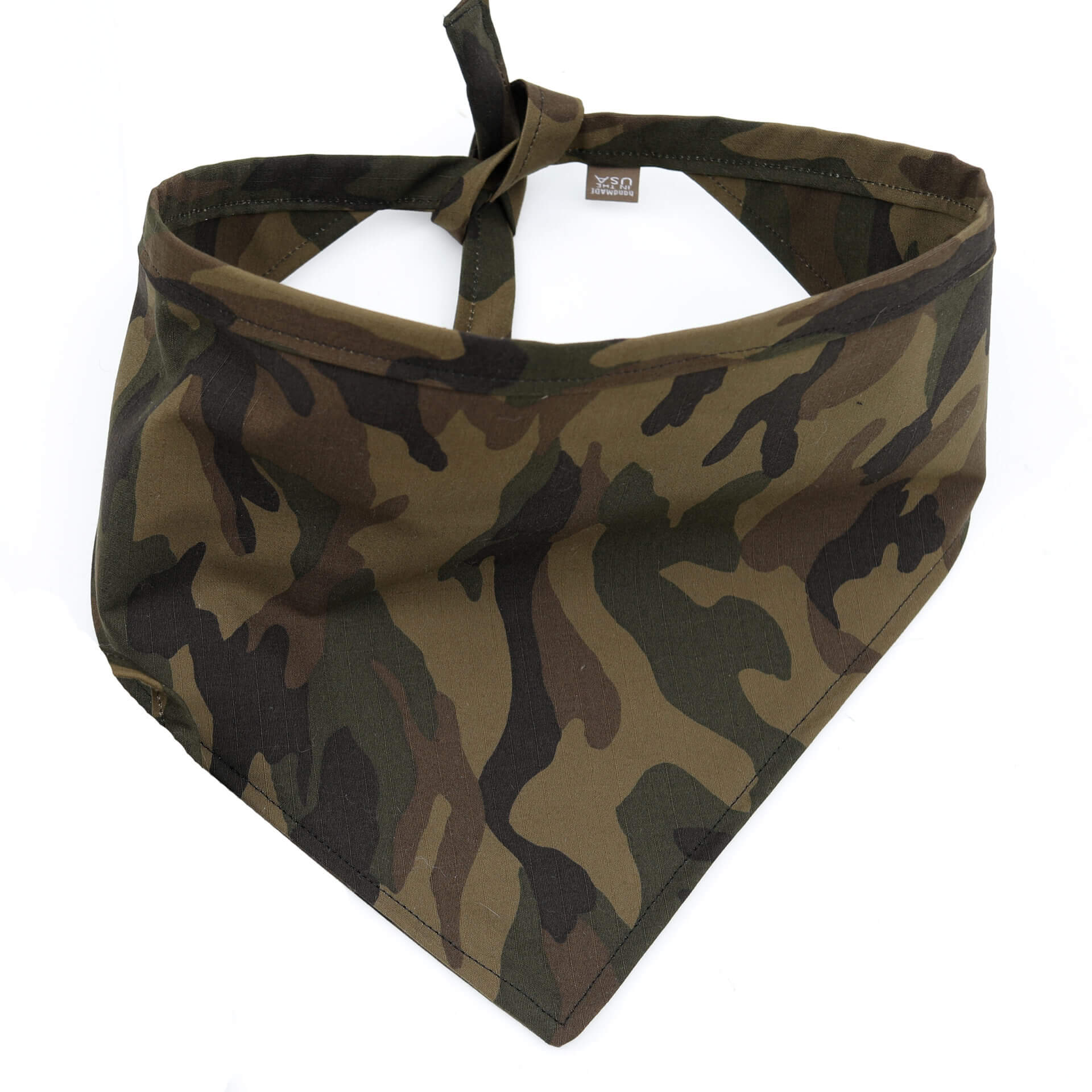 Matching Camo Bandana  (will match your collar color)