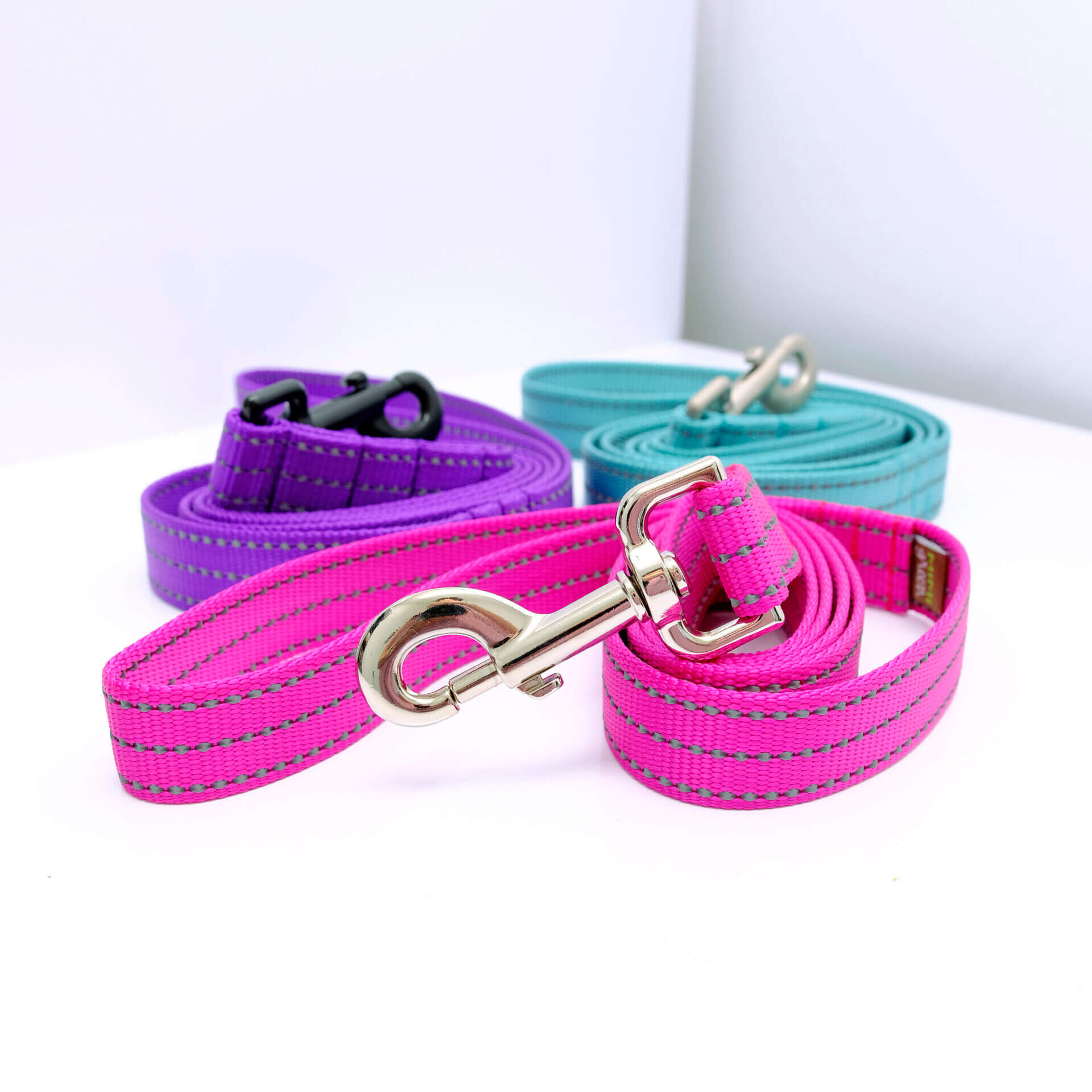 Layered Stripe Dog Collar with Laser Engraved Personalized Buckle – Flying Dog  Collars