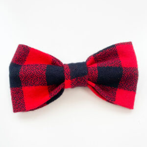 Red Buffalo Plaid Bow Tie