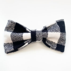 White Buffalo Plaid Bow Tie