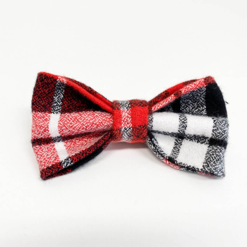 Red Flannel Pj's Bow Tie