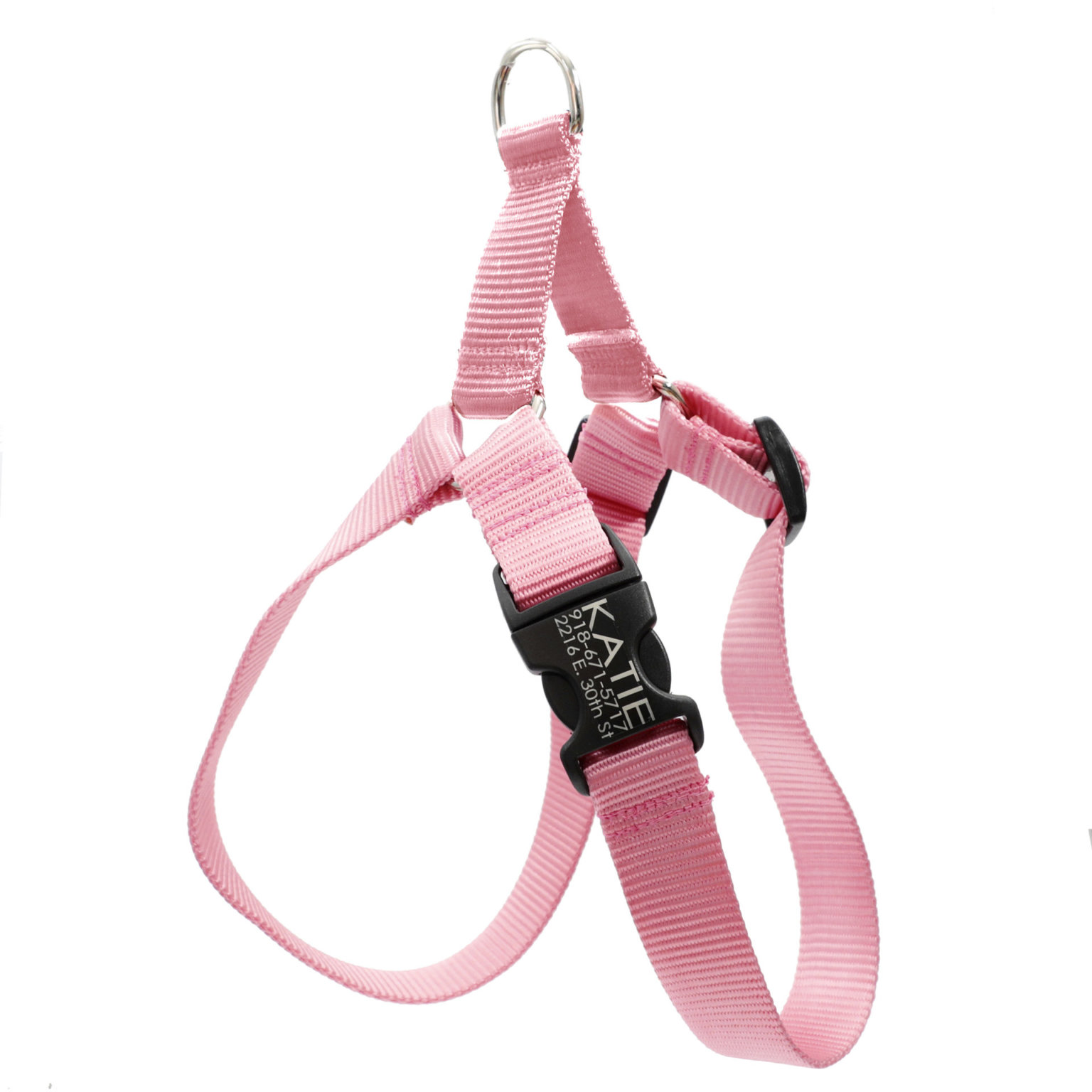 Easy On Nylon Dog Harness - Optional Personalized Buckle