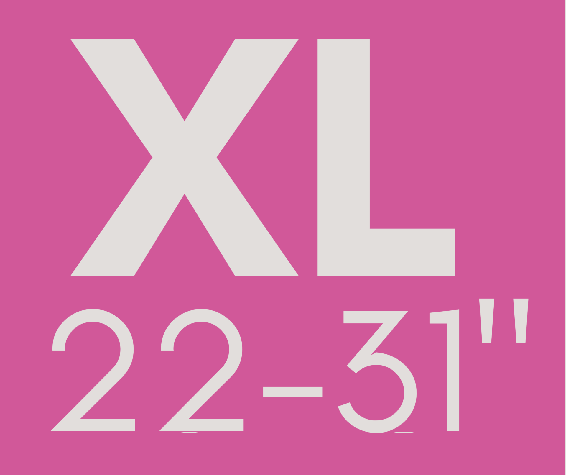 XL -  22- 31 INCHES