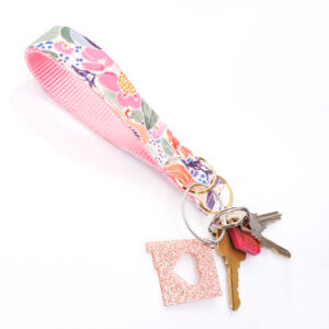 Canvas Key Chain Fob 21 Colors Handmade in the USA