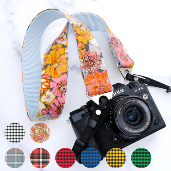 all camera strap flannel autumn