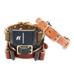 Fi Compatible Leather Dog Collar for Small Dogs - 5/8" Width