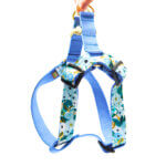 Designer Cotton STEP IN Dog Harness - with Optional Personalized Buckle