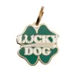 Lucky Dog Clover ID Tag