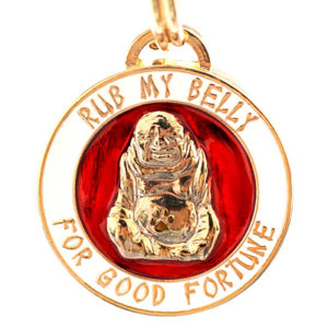 DD: Lucky Buddha Dog ID Tag